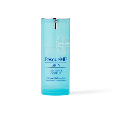 bottle of rescuemd skin dna repair complex